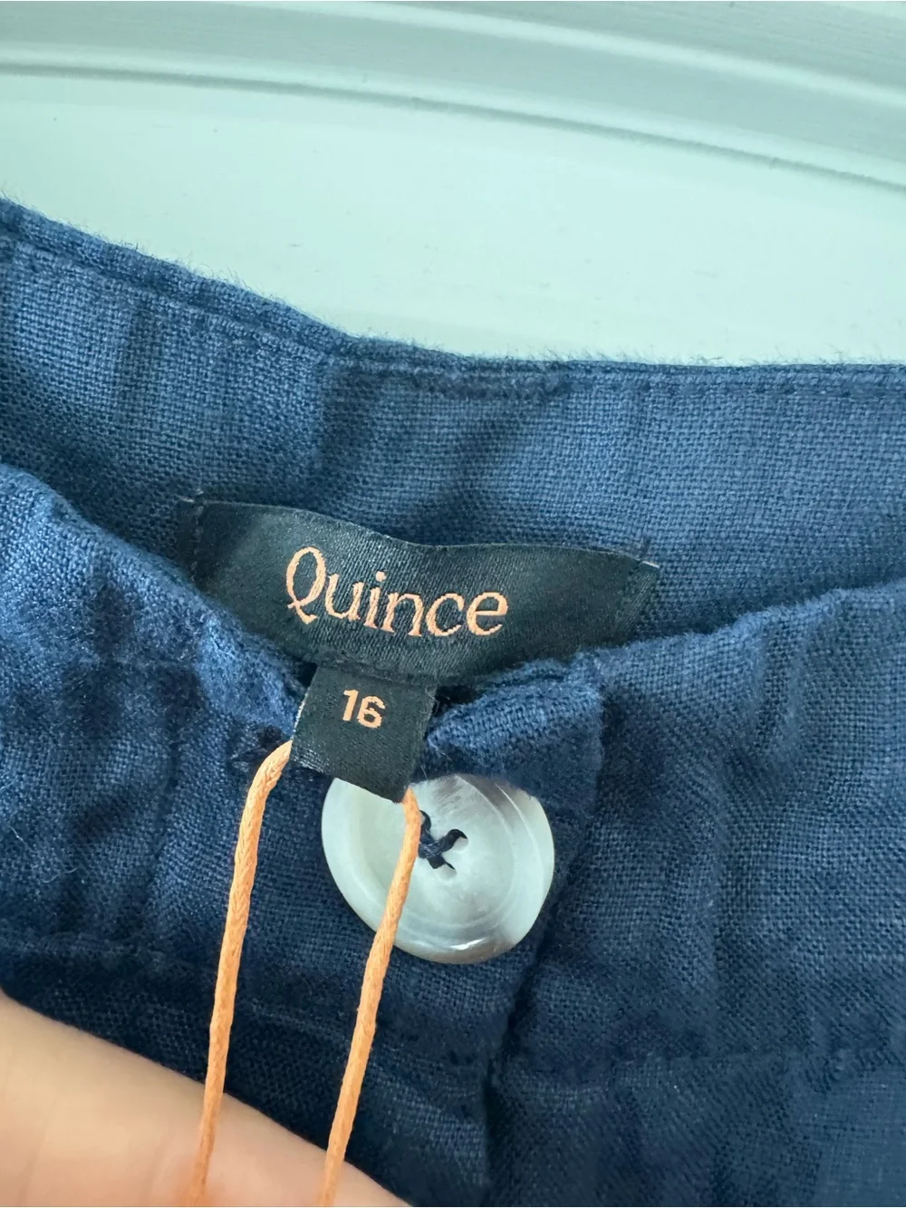 NWT Quince 100% Linen Pants Size 16